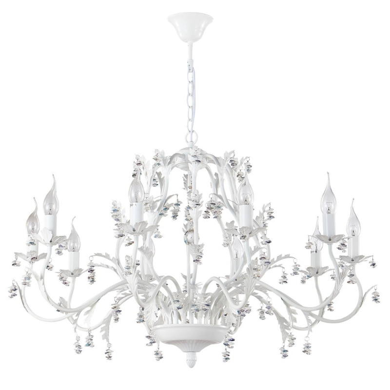 Подвесная люстра Crystal Lux CRISTINA SP10 WHITE