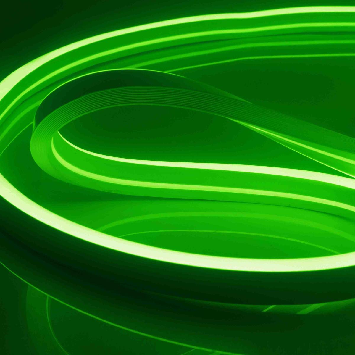 Светодиодный неон Apeyron 220В 8Вт/м smd2835 108д/м IP65 200Лм/м 50м зеленый 10-74