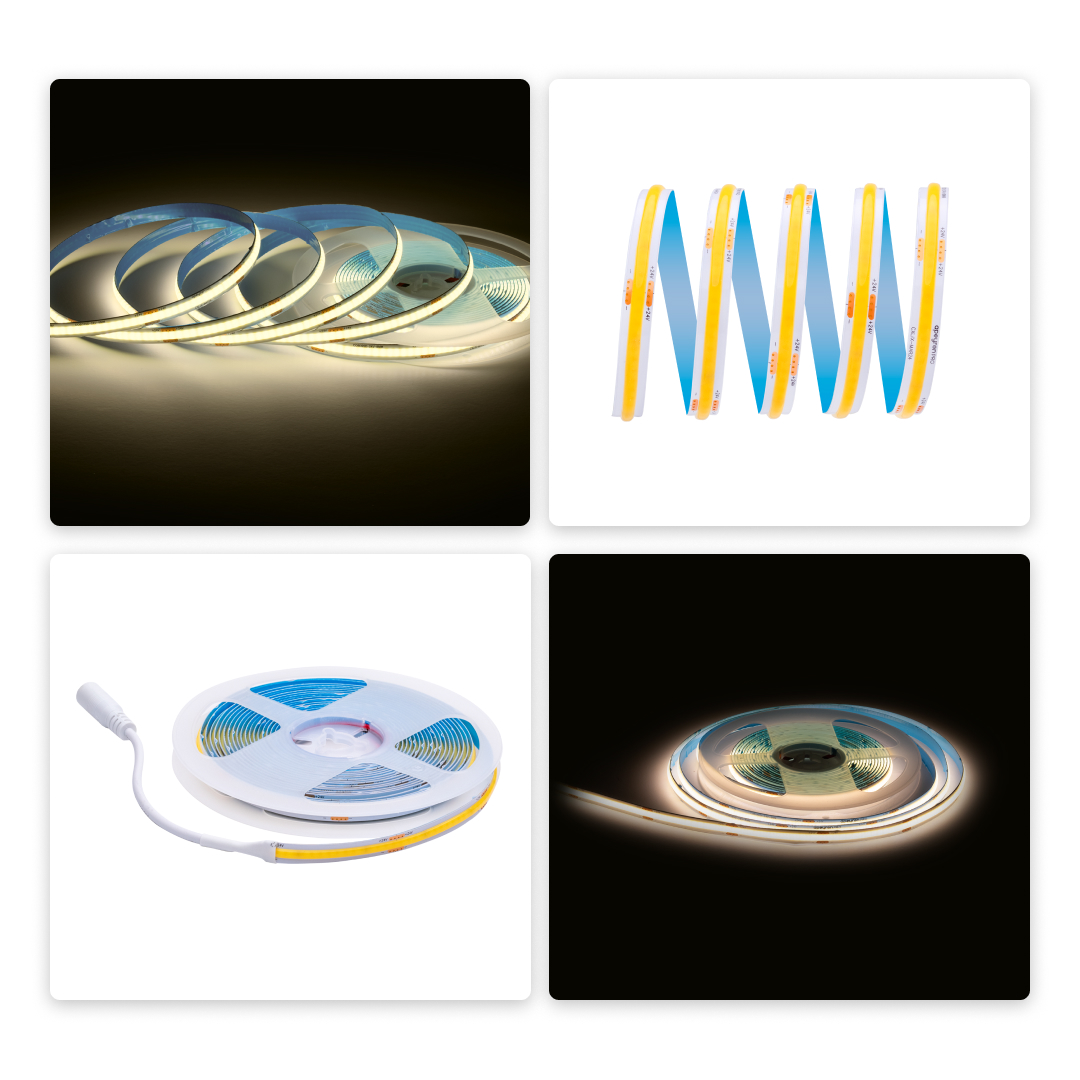 Светодиодная лента Apeyron 24В COB 12Вт/м 3000К 5м IP20 00-381