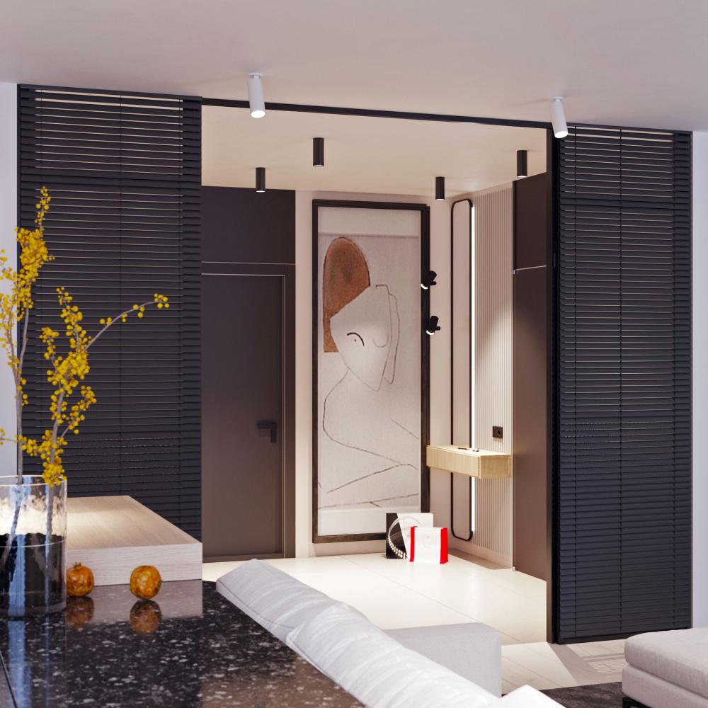 Трековый светильник Arlight SP-Polo-Track-Leg-R65-8W Day4000 027468