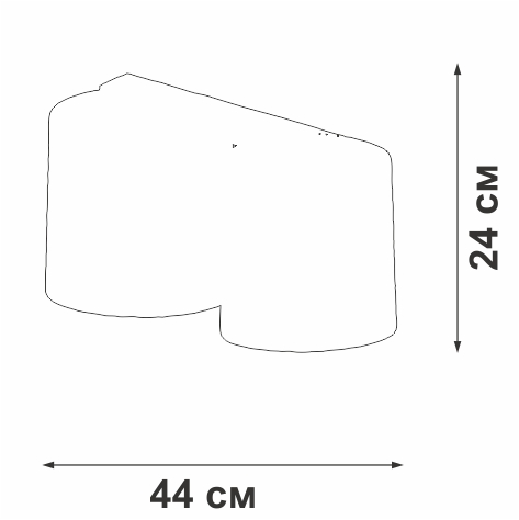 Потолочный светильник Vitaluce V2881-1/2PL