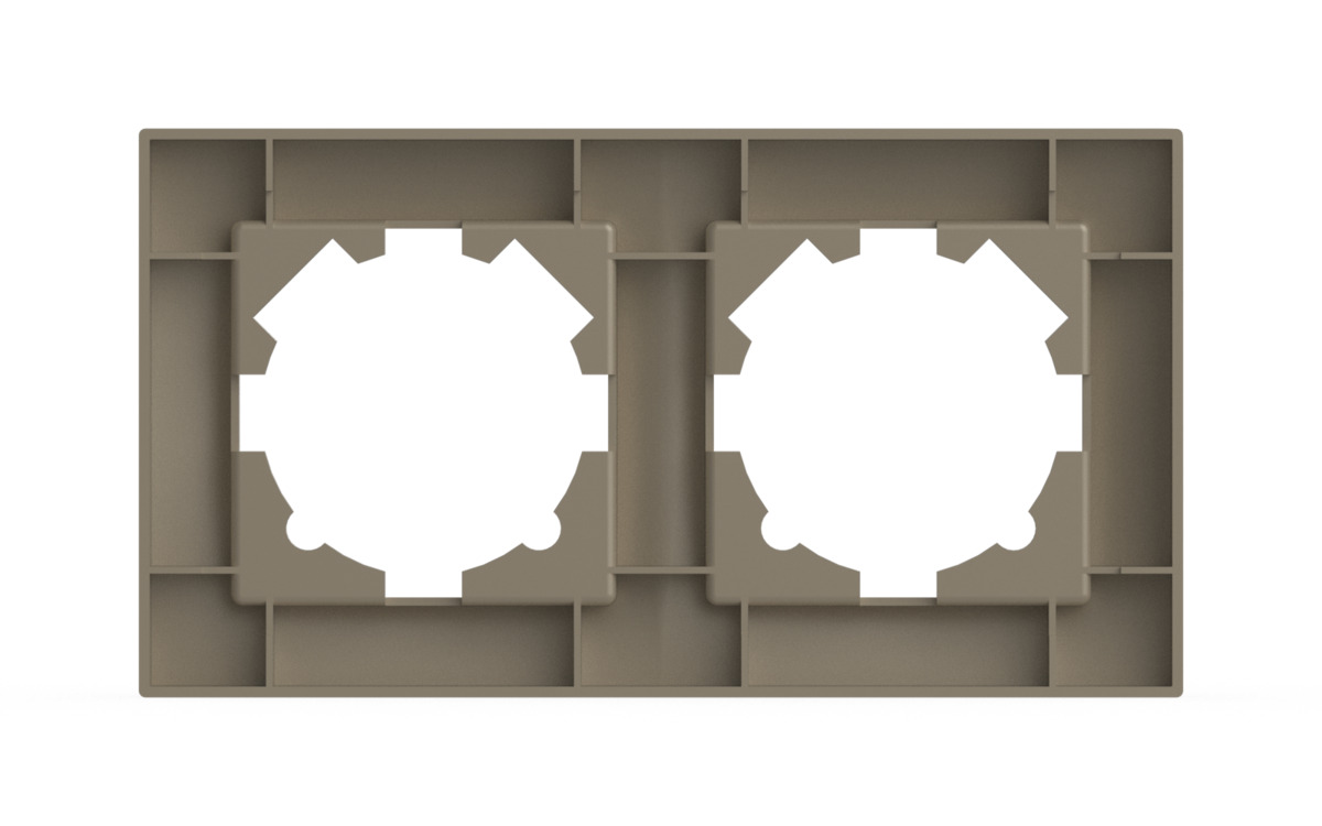 Рамка двухместная ELBI Vega 510-012500-226