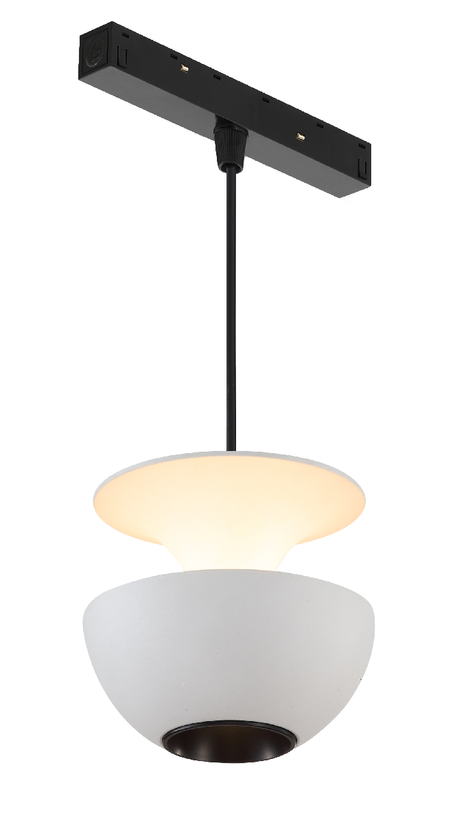 Трековый магнитный светильник iLedex Vision 4822-012-D80-6W-38DG-3000K-WH