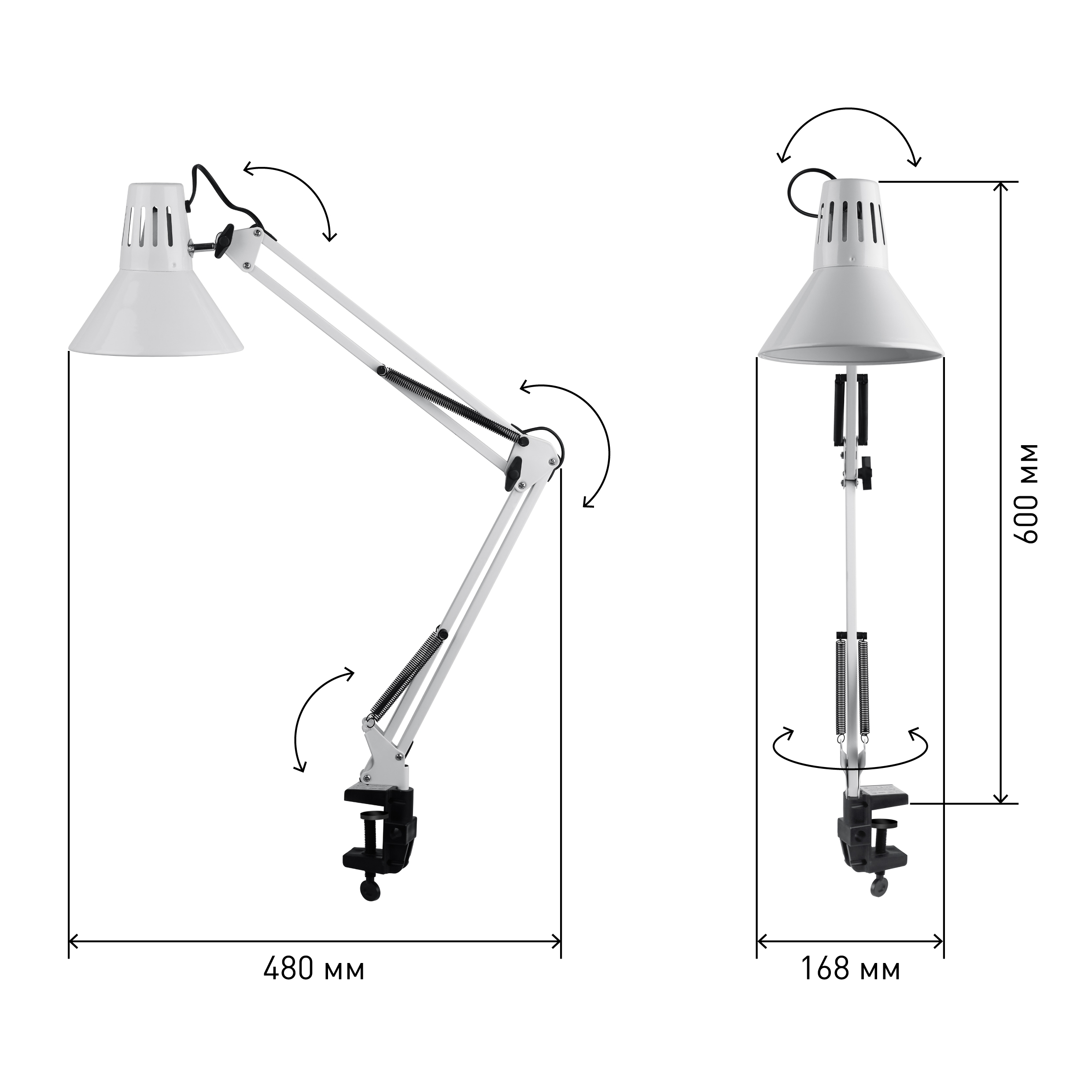 Настольная лампа ЭРА N-121-E27-40W-W C0041455