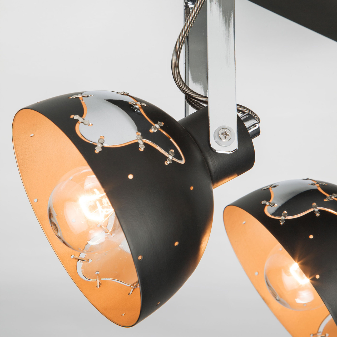 Спот Eurosvet Grunge 20069/4 черный