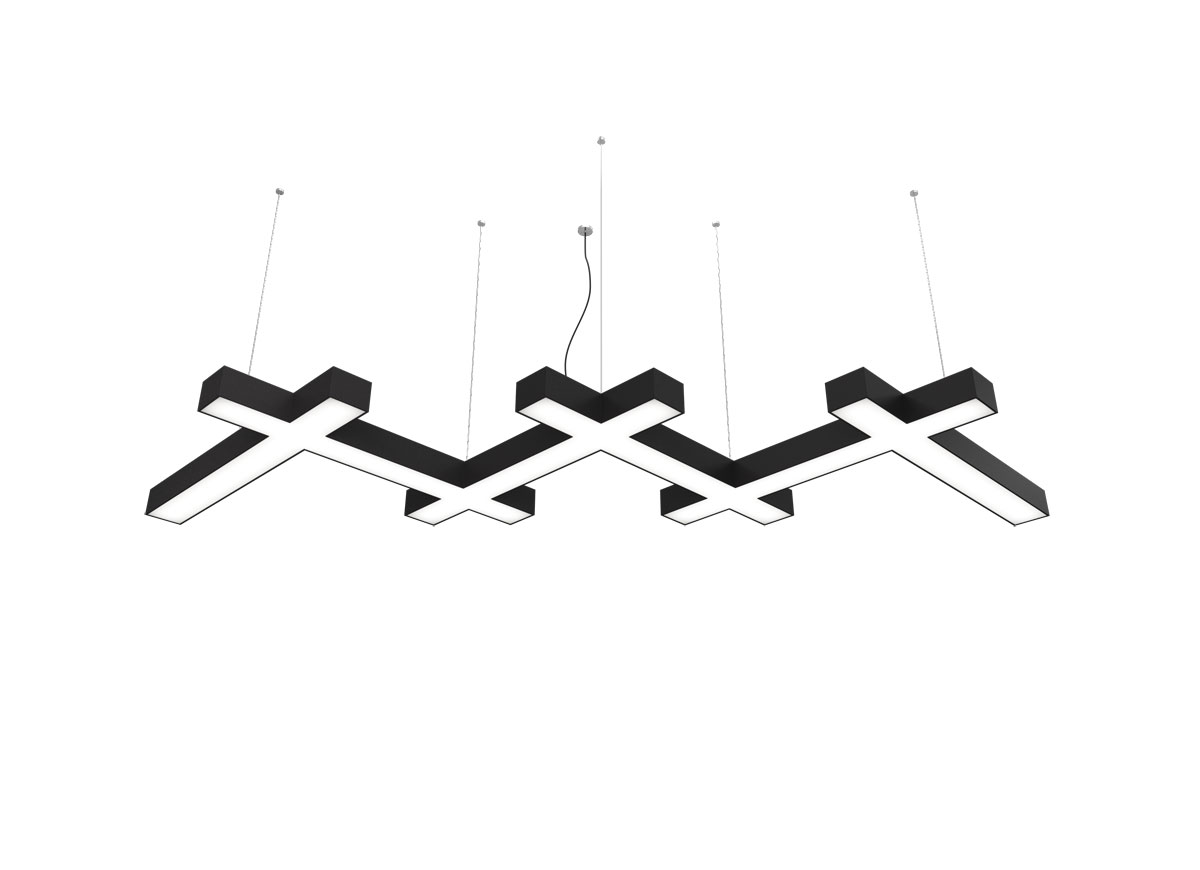 Подвесная люстра Donolux Patten DL155X46NW115 RAL9005 spec