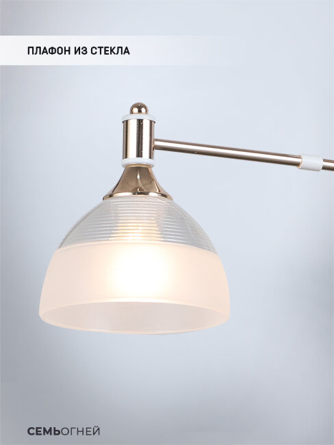 Люстра на штанге Wedo Light Alana WD3616/5C-WT-FGD-WT