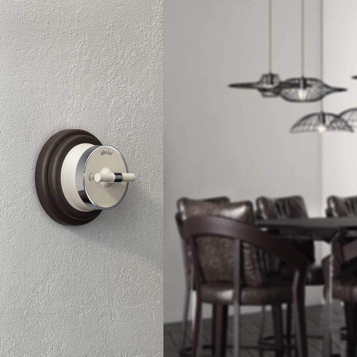 Переключатель одноклавишный Werkel Vintage 4690389174681 W5812055