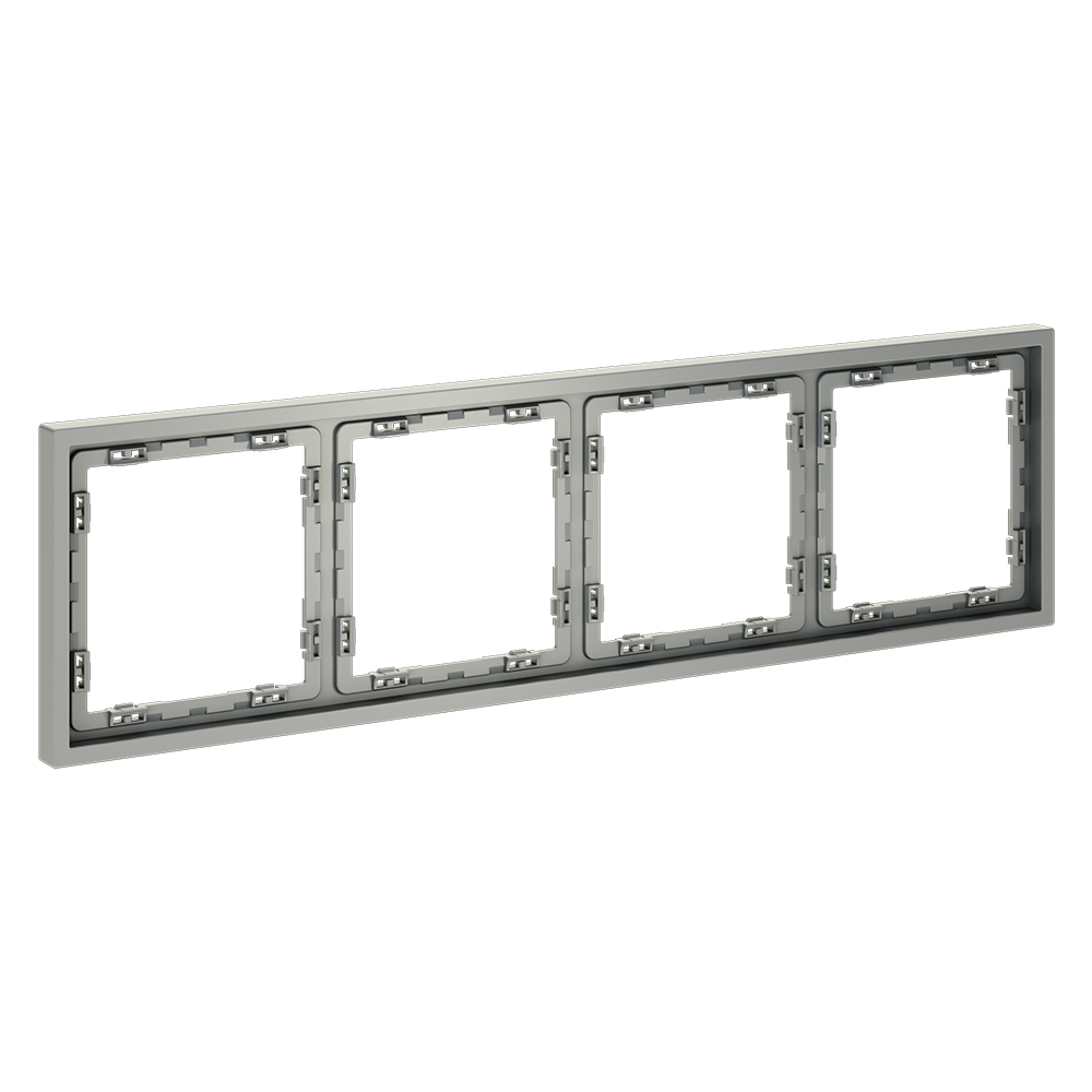 Рамка на 4 поста Voltum S70 VLS100405 (сталь)