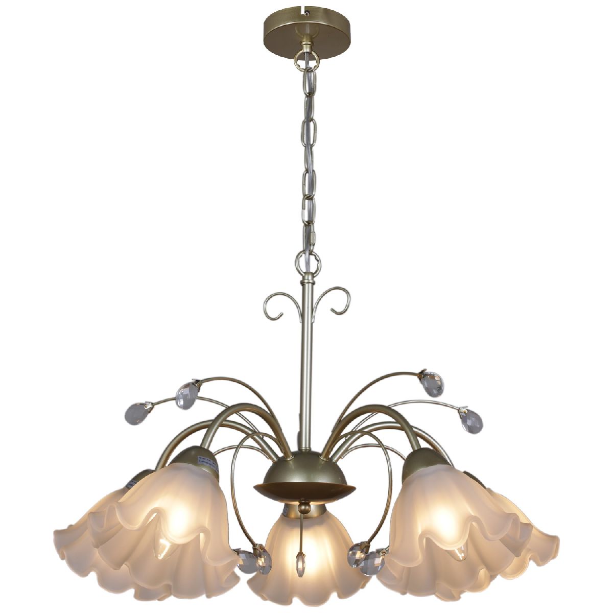 Подвесная люстра Reluce 50029-0.4-05 champine gold