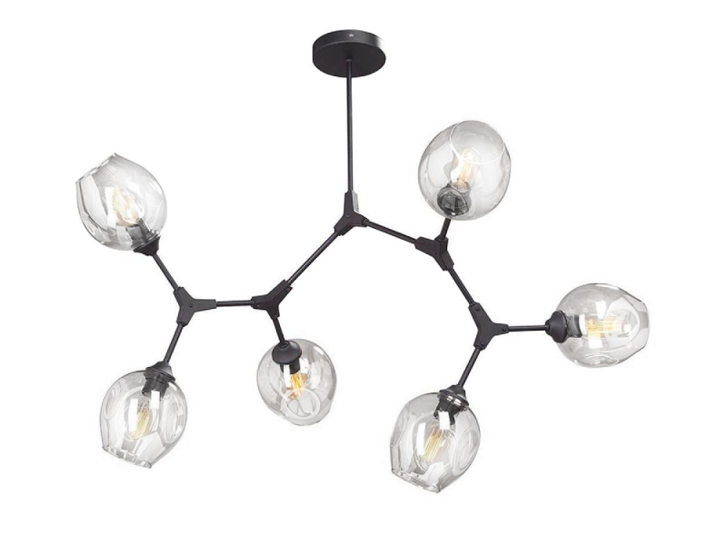 Люстра на штанге Elvan LU-113/6-Е27-Bl