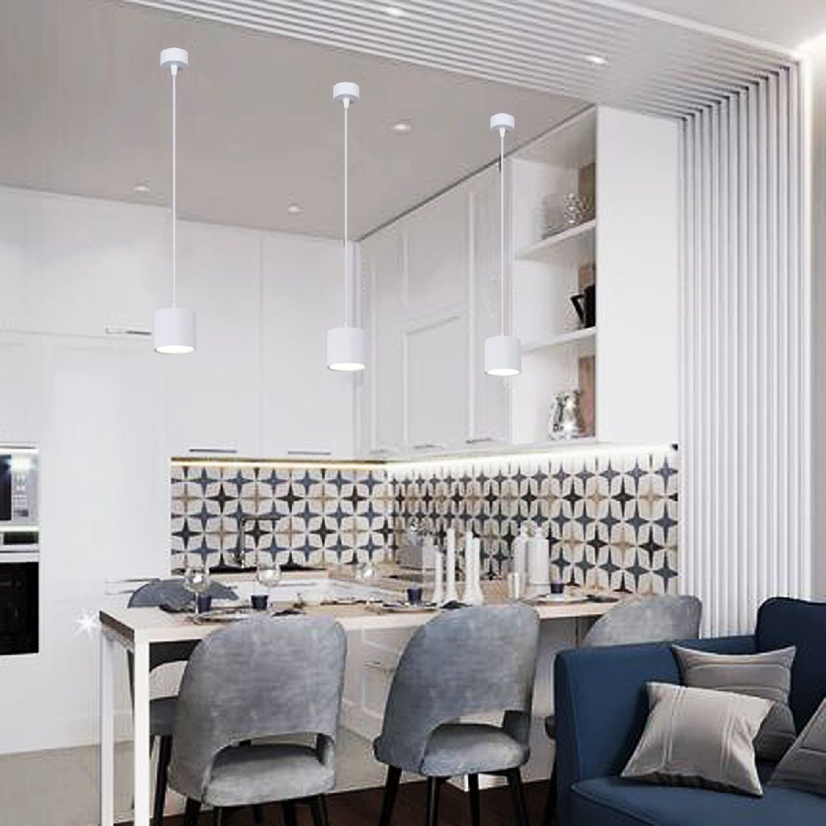 Подвесной светильник Reluce 53005-0.9-001LD GX53 WT