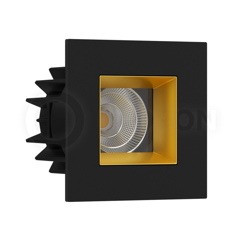 Влагозащищенный светильник LeDron FAST TOP SQ MINI BLACK/GOLD 00000013720