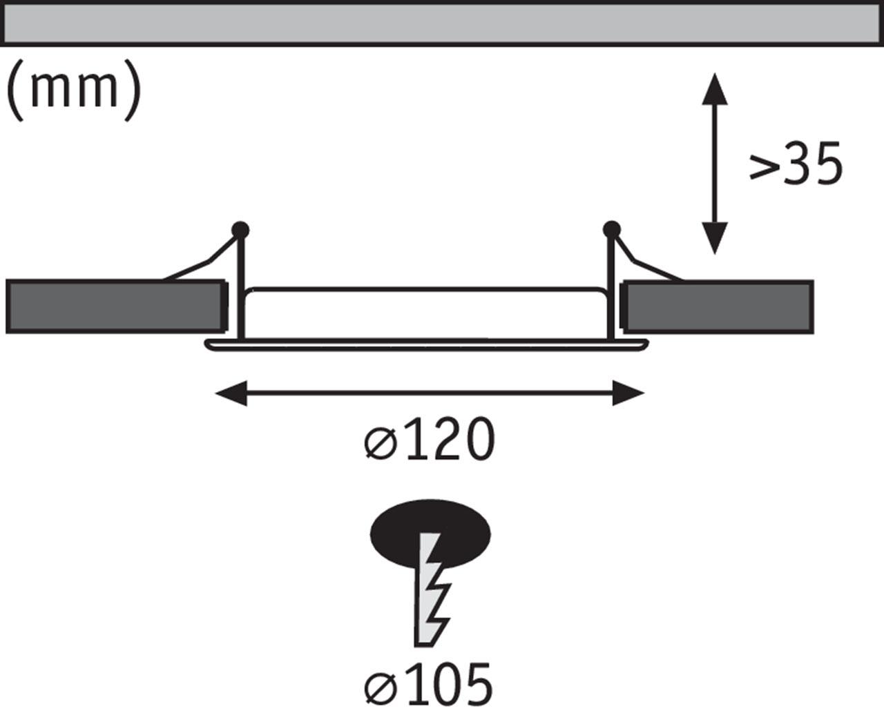 Встраиваемый светодиодный светильник Paulmann Premium Line Panel 92097