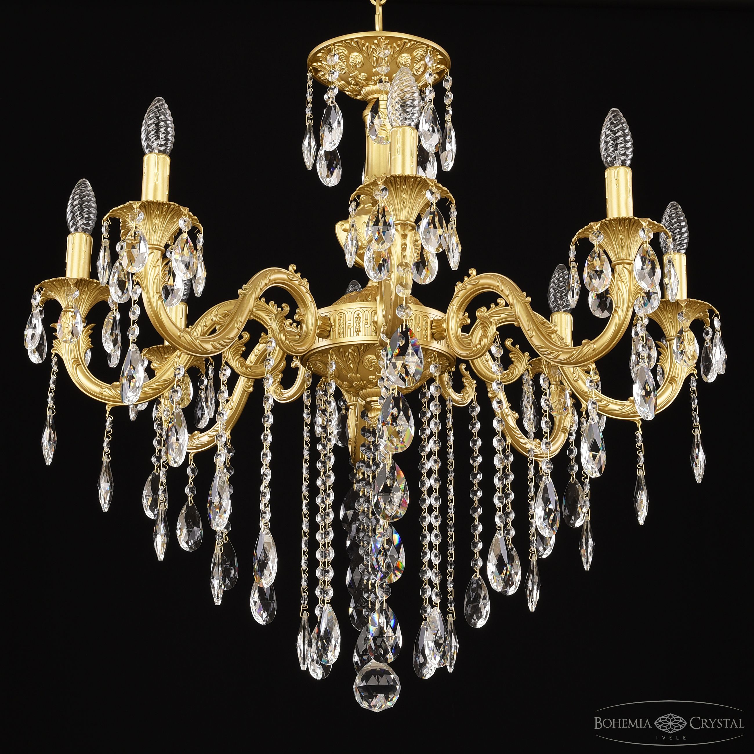 Подвесная люстра Bohemia Ivele Crystal AL79101/8/250 B AG
