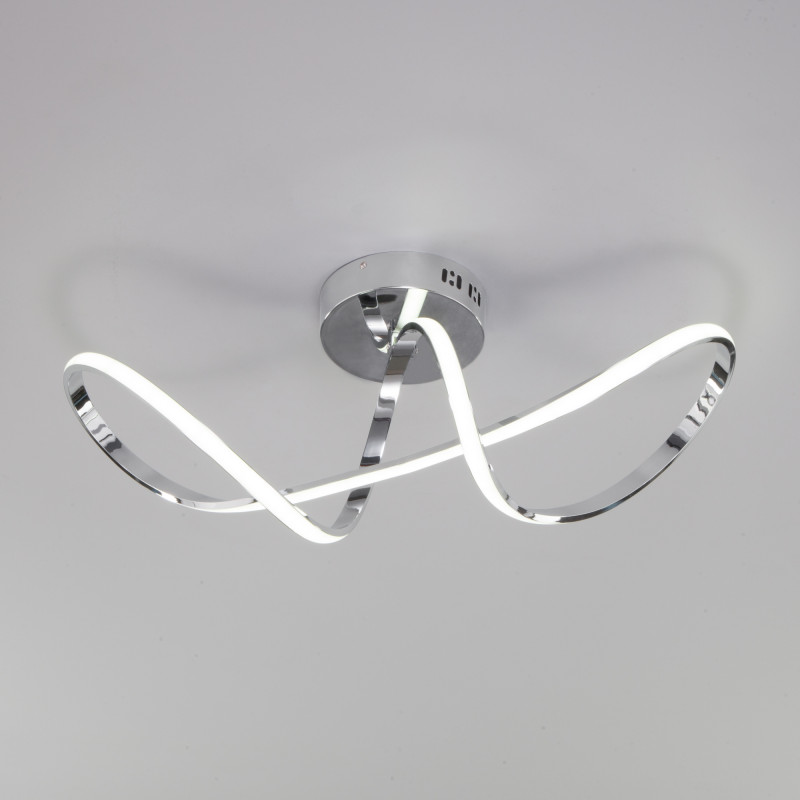 Потолочный светодиодный светильник Eurosvet Fold 90112/1 хром