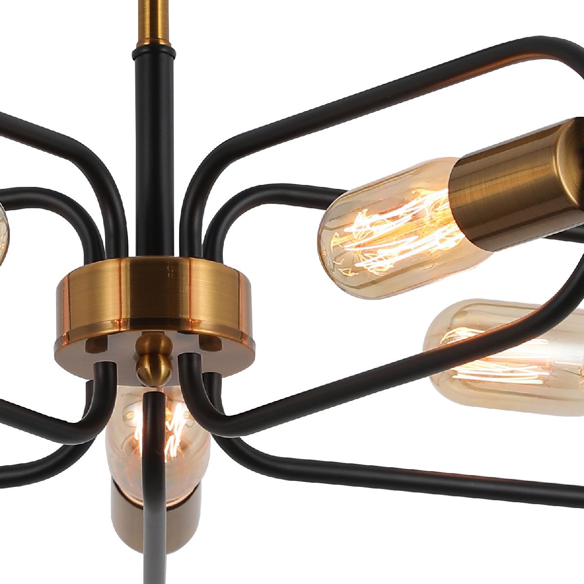 Люстра на штанге Illumico IL8253-5COU-79 BK GD