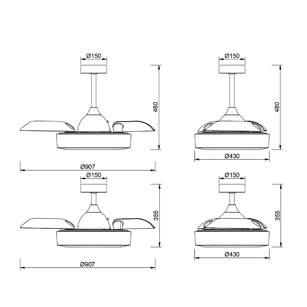 Люстра-вентилятор Mantra Coin 8219