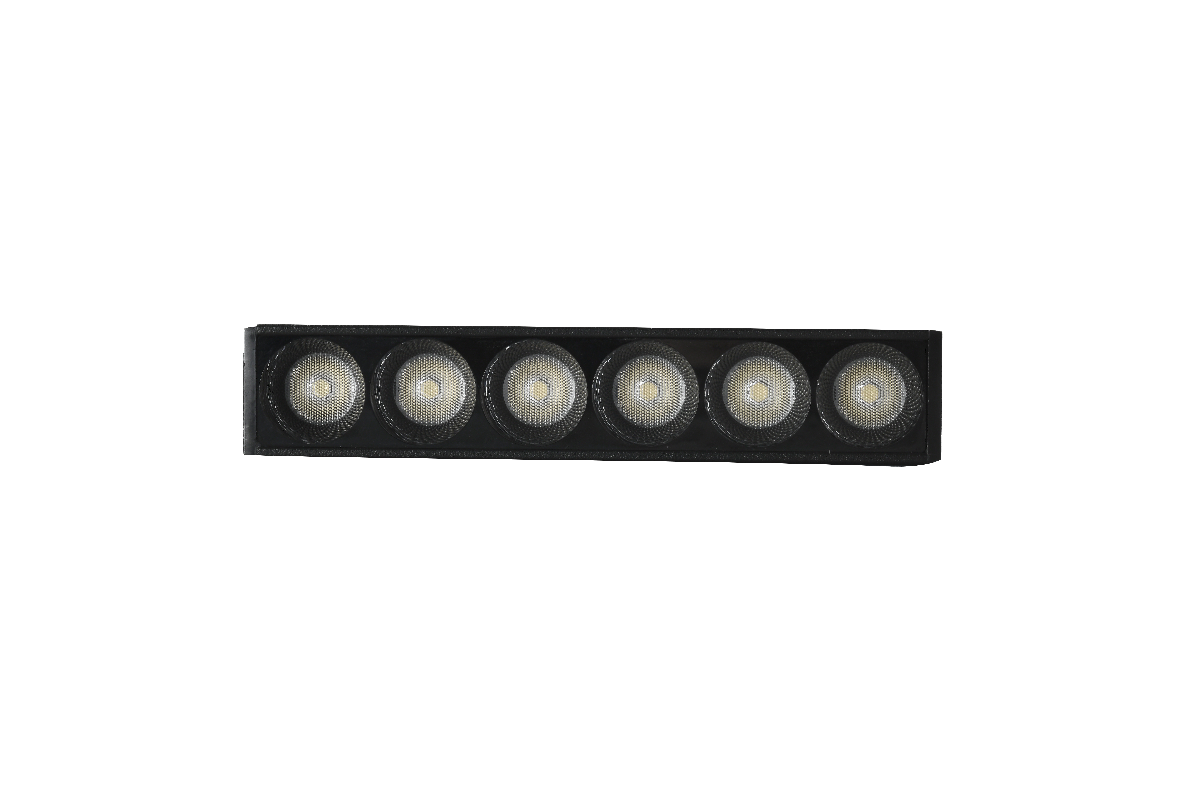 Трековый магнитный светильник iLedex Vision 4822-002-L120-6W-38DG-3000K-BK