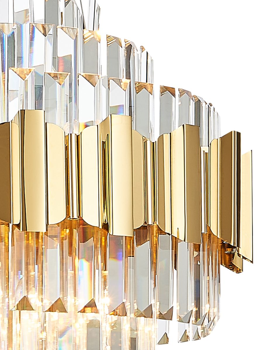 Подвесная люстра Natali Kovaltseva RUBY 81442/8C GOLD