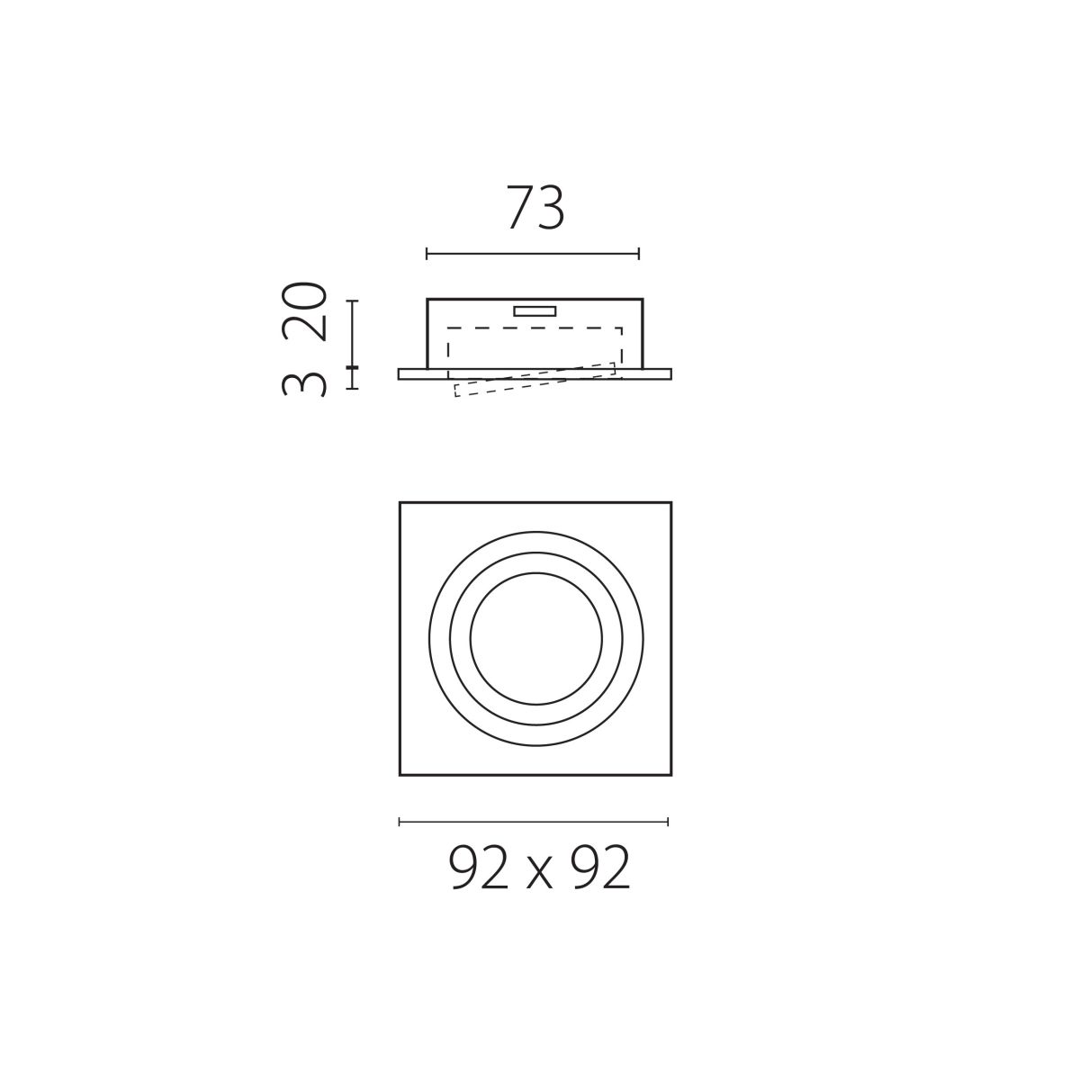 Встраиваемый светильник MR16 Lightstar Singo Base 011625