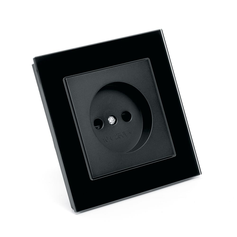 Розетка 1-местная б/з с защитной шторкой Stekker Катрин 39512