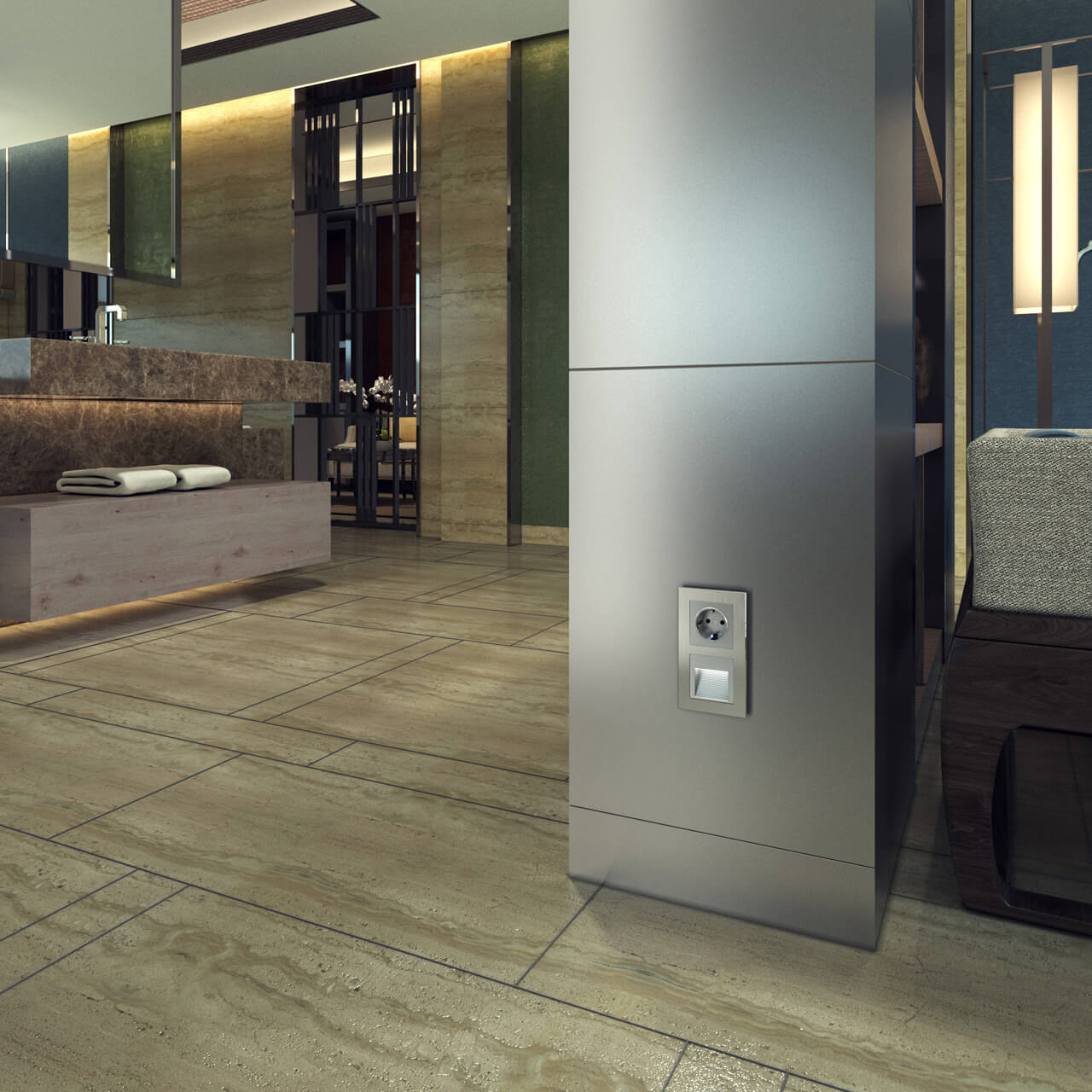 Рамка на 2 поста Werkel Aluminium алюминий W0021706 4690389158032