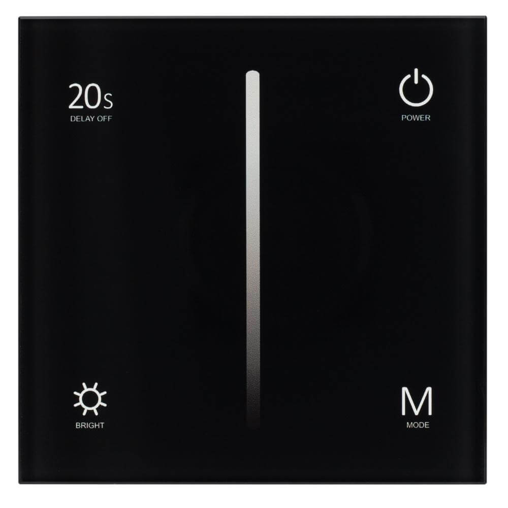 Панель Arlight Smart-P36-Dim-IN Black (230V, 1.2A, Triac, Sens, 2.4G) 028110