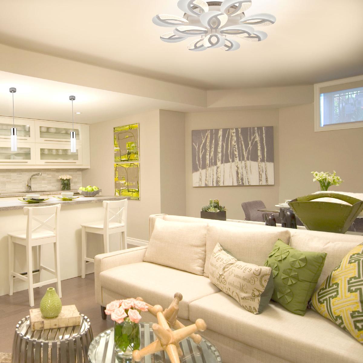 Потолочный светодиодный светильник Eurosvet Flake 90140/12 белый