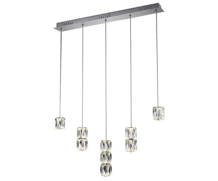 Подвесной светильник Kink Light Аква-Кристалл 08620-5AS