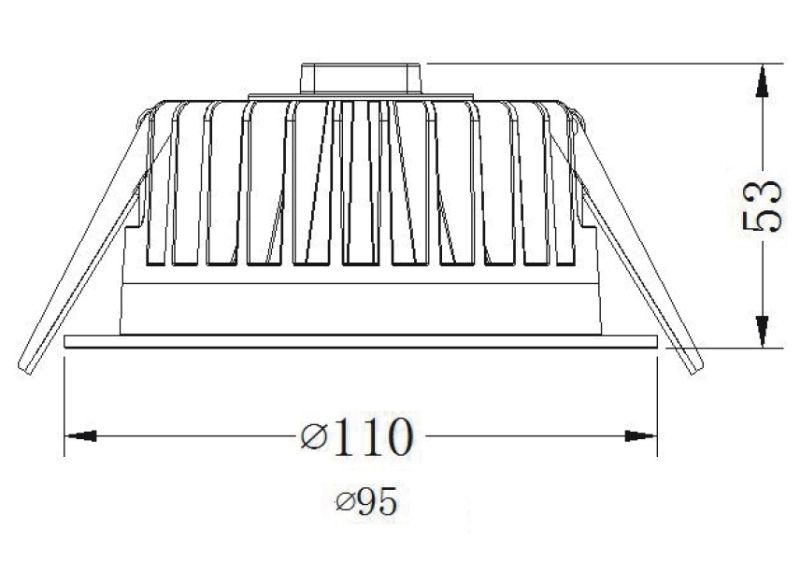 Встраиваемый светильник Deko-Light COB1 565007