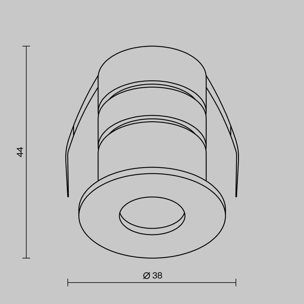 Уличный встраиваемый светильник Maytoni Cove O511DL-L2W4K