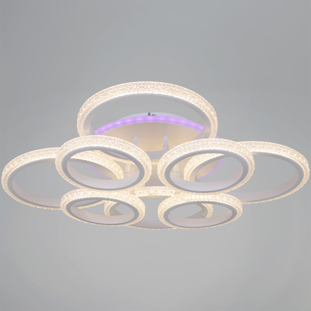 Потолочная люстра Reluce 06333-0.3-4+4A WH (RGB)