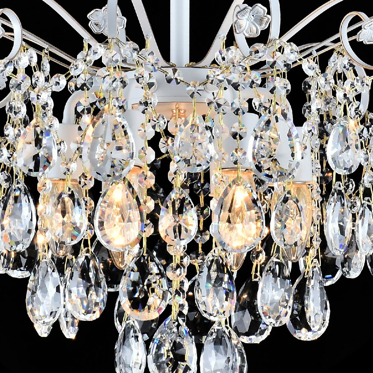 Люстра на штанге Reluce 04055-0.3-06 WH+GOLD PN