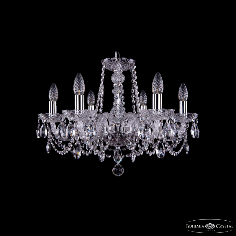 Подвесная люстра Bohemia Ivele Crystal 1402/6/195 Ni
