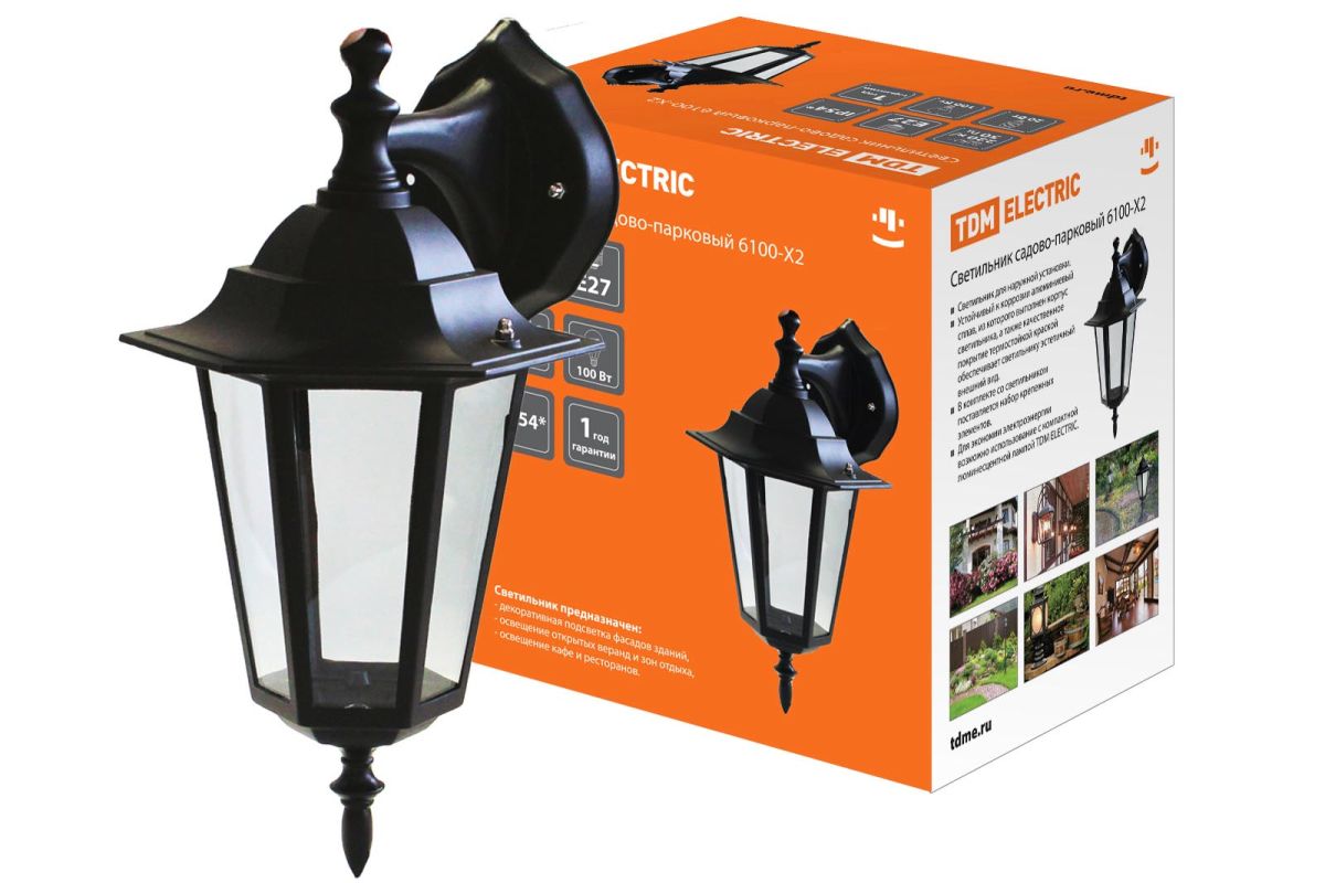 Уличный настенный светильник TDM Electric 6100-02 SQ0330-0007
