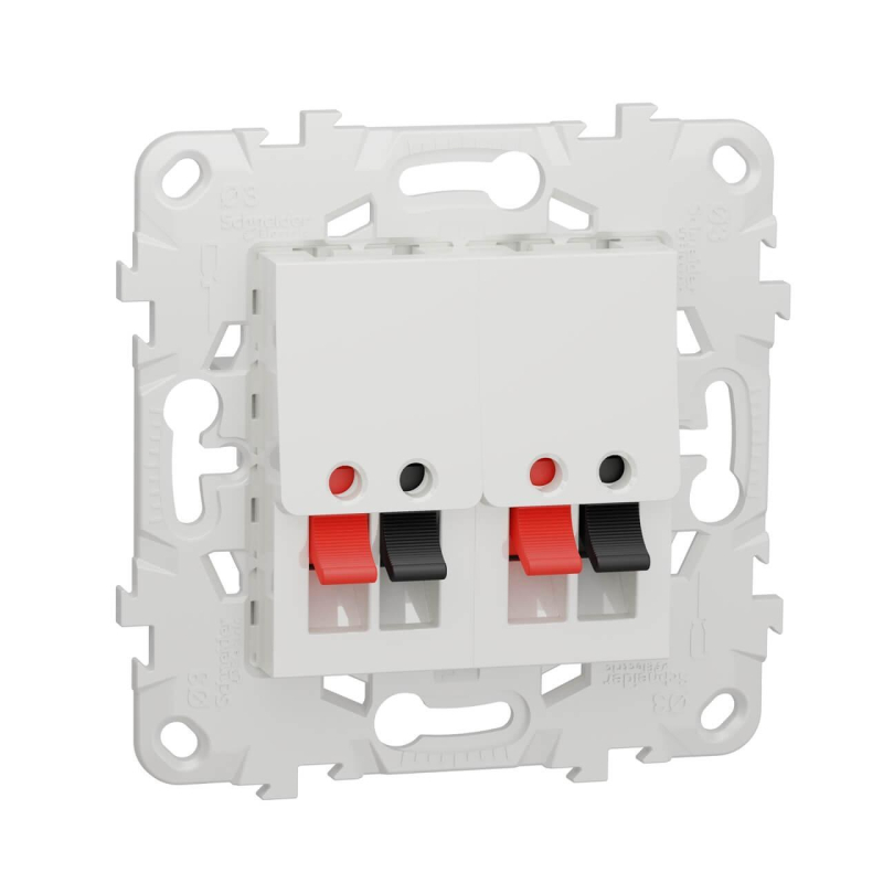 Аудиорозетка двойная Schneider Electric Unica New NU548918