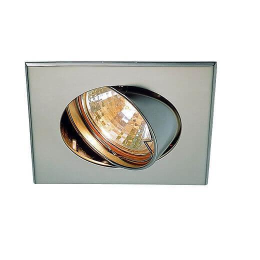 Встраиваемый светильник SLV SQUARE серебристый 113209