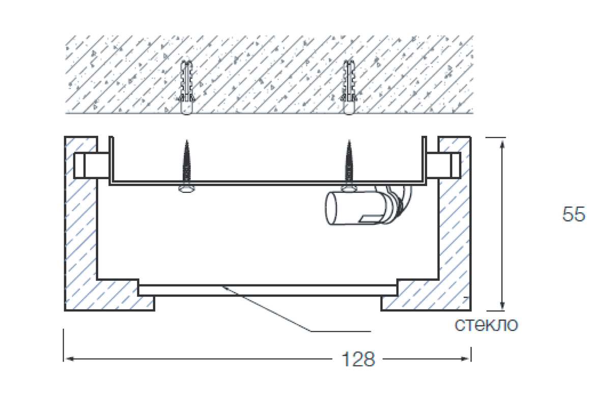 Встраиваемый светильник Donolux Downlight DL145CH/Jade