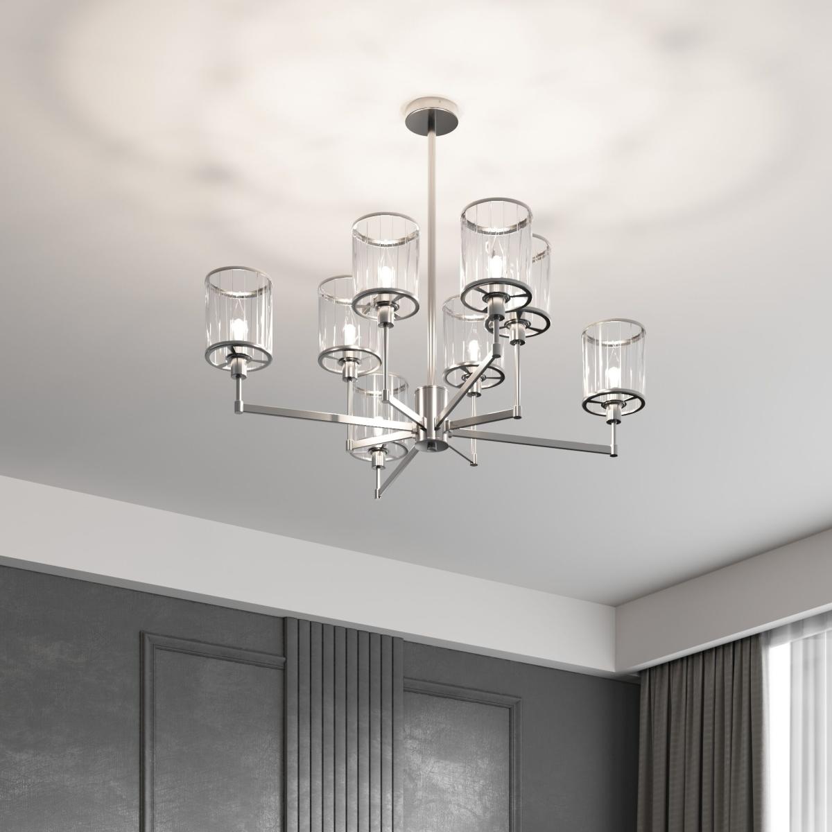 Люстра на штанге Eurosvet Inari 60144/6 хром Smart a061946