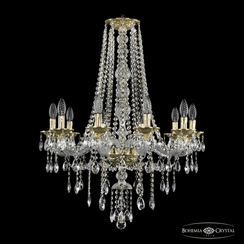 Подвесная люстра Bohemia Ivele Crystal 16115/10/240/h-86 G