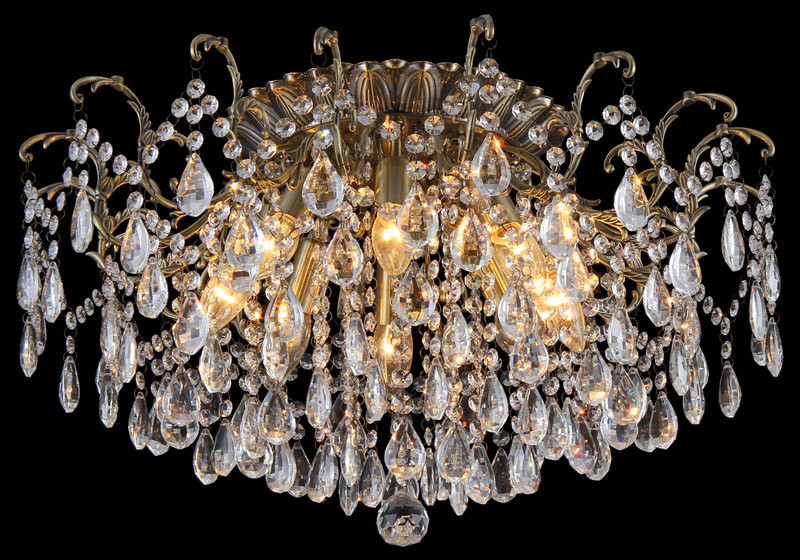 Потолочная люстра Natali Kovaltseva HAPPY DIAMONDS 70023-8C ANTIQUE