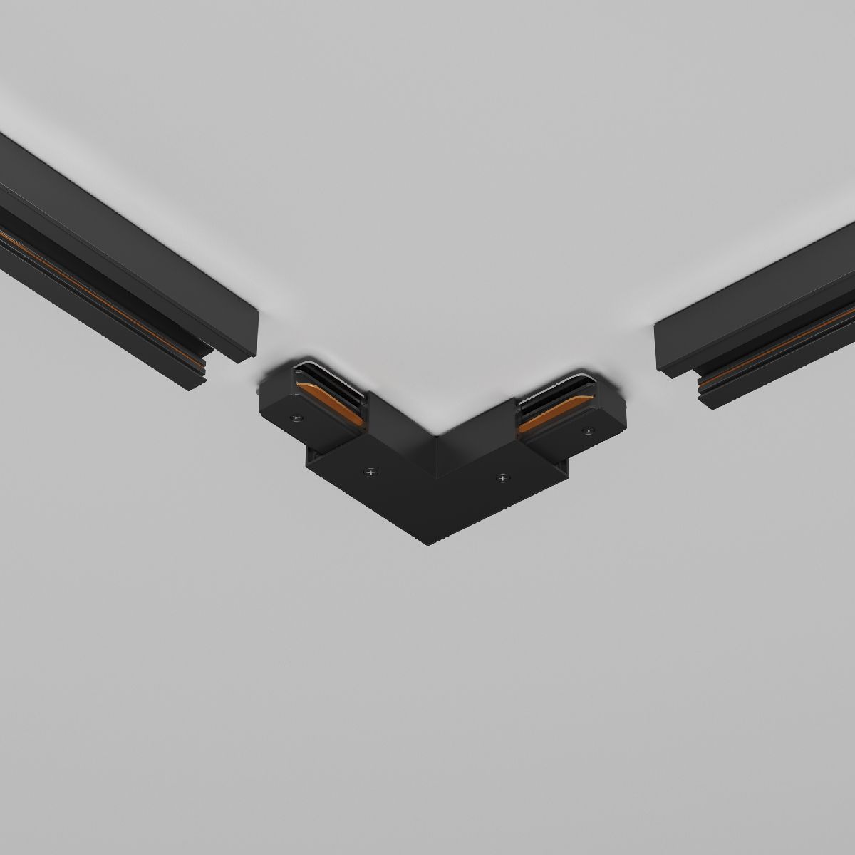 Угловой коннектор питания с вводом питания Maytoni Unity TRA001CLB-11B