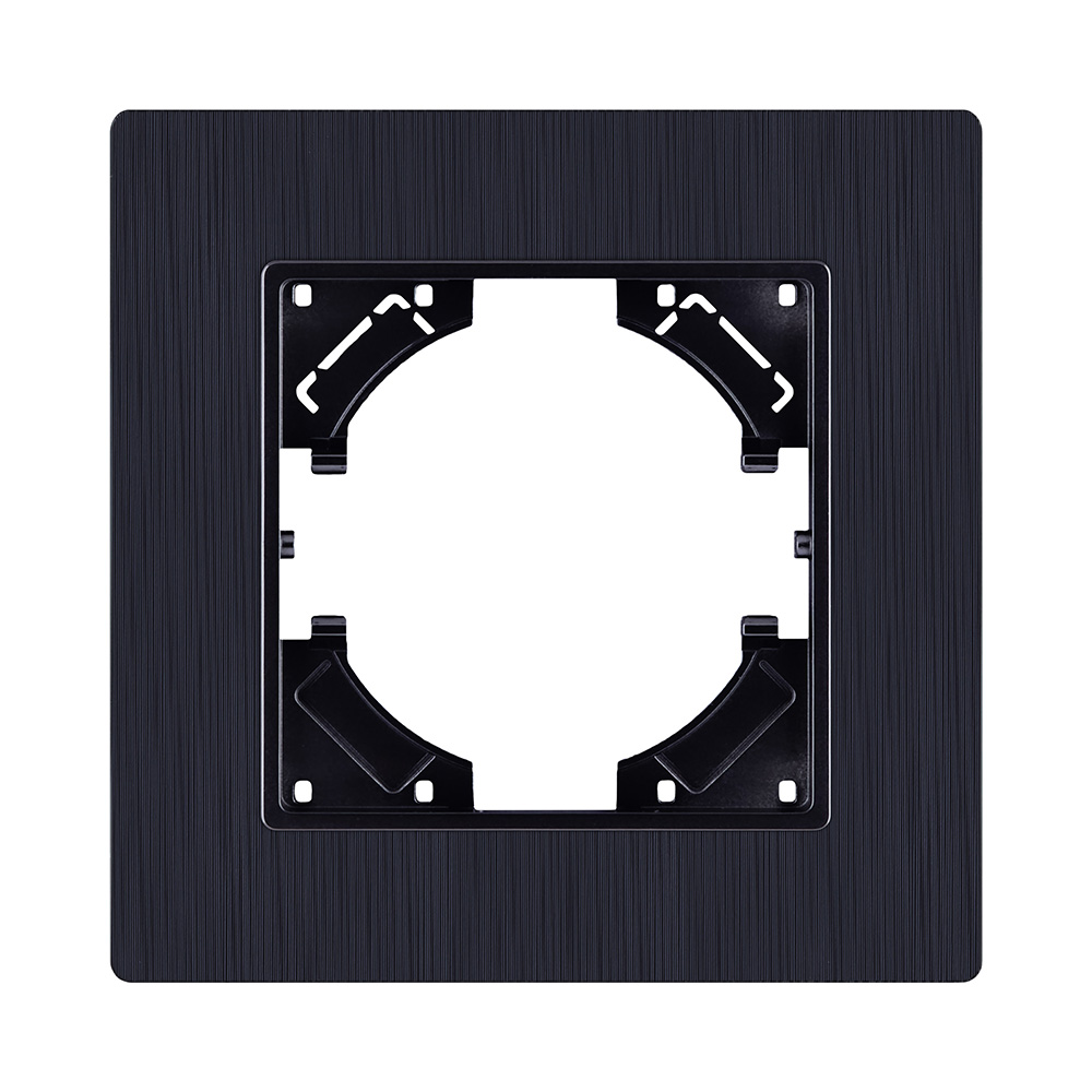 Рамка 1-постовая, черный Kollinger Eleganz Plex EP1BK