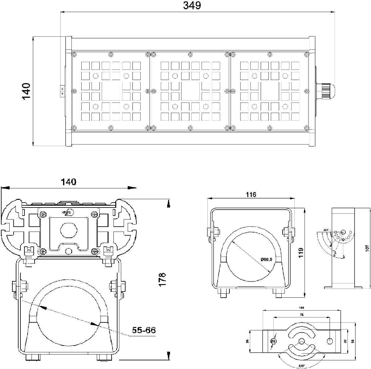 Прожектор Светон Галеон 31-65-Ш-150-ПТ/0/0-5К80-У67 CB-C0314041