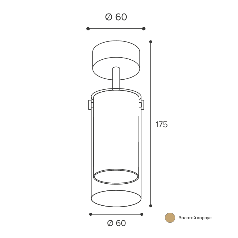 Спот Wolta Oro WSL-GU10/S07G