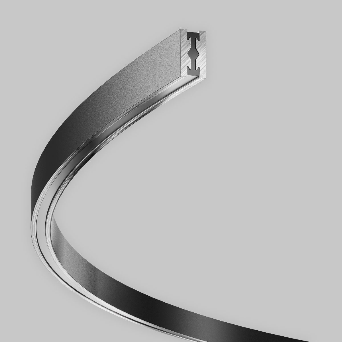 Шинопровод накладной/подвесной Maytoni Flarity TRX154-2SR-D1800-B