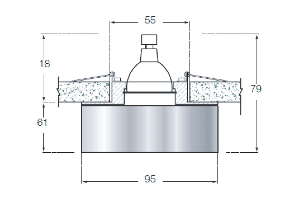 Встраиваемый светильник Donolux Downlight DL034C-White