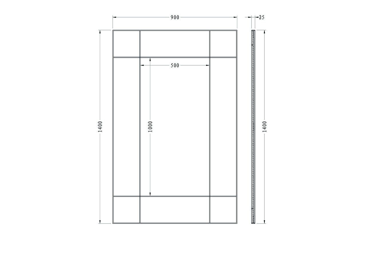 Зеркало Garda Decor KFG048