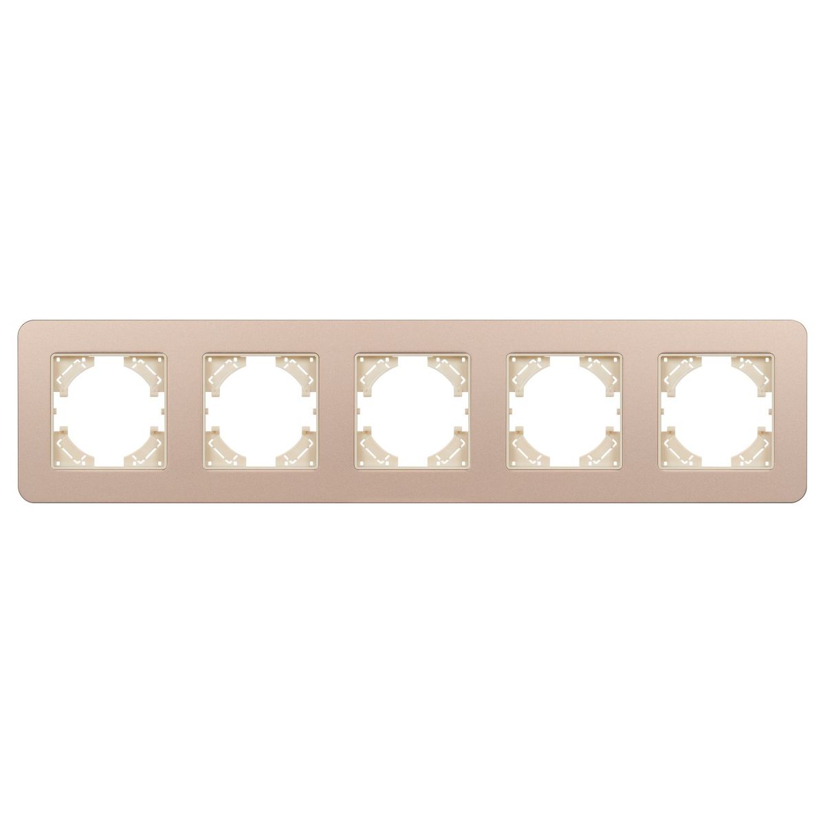 Рамка на 5 постов алюминиевая Arlight FRM-AKIRY-SFAL-5-GD 049748